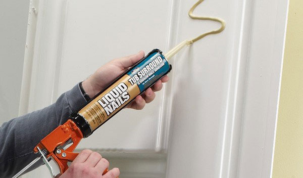 how to apply tub surround adhesive