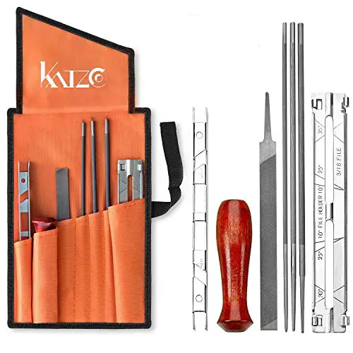Katzco Chainsaw Sharpener File Kit 