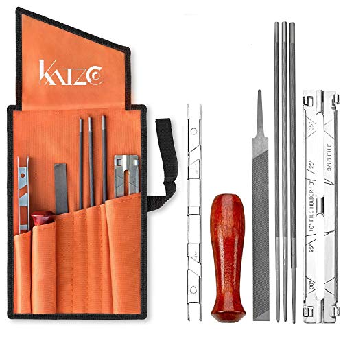 Katzco Chainsaw Sharpener File Kit 