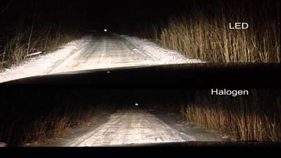 led vs halogen headlights efficiency