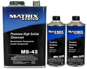 Matrix Automotive Finishes High Solids Clear Coat Kit