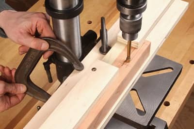 Mortising Fence To a Drill Press