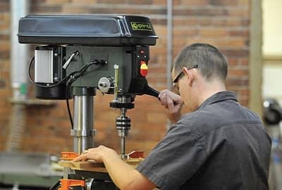 Operating a Drill Press