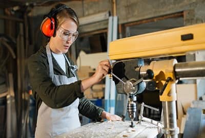 Operating a Drill Press